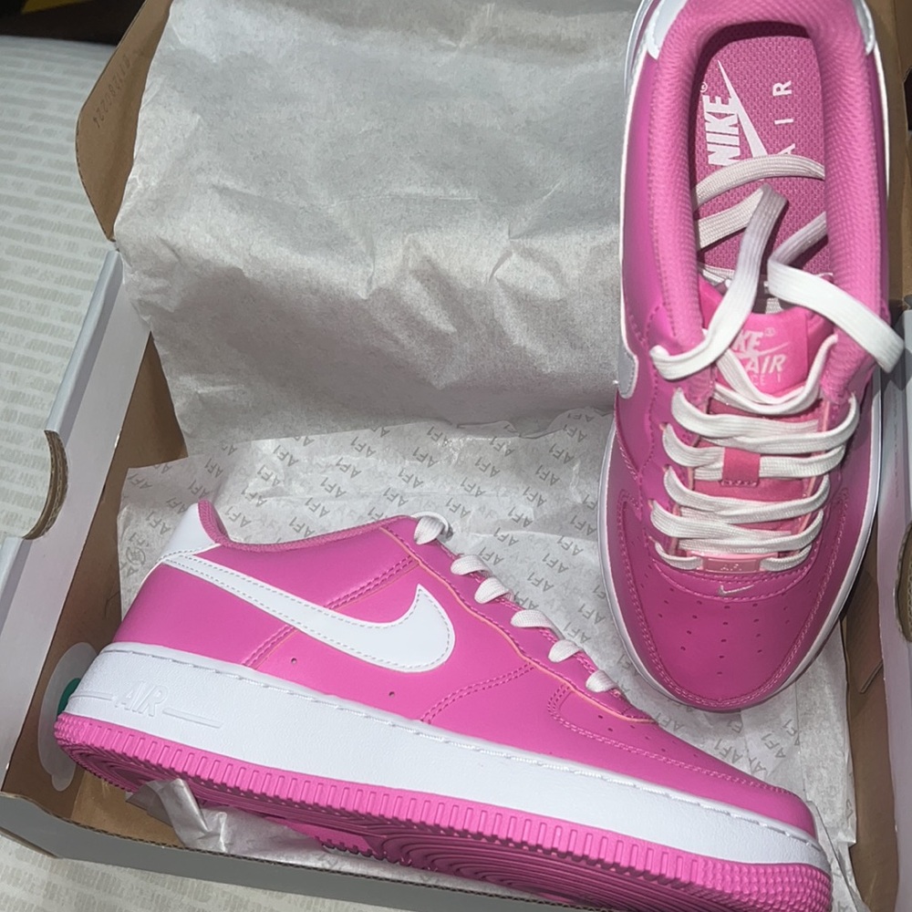 NIB Nike Air Force 1 GS Playfull pink FV5948-600 - Picture 3 of 6